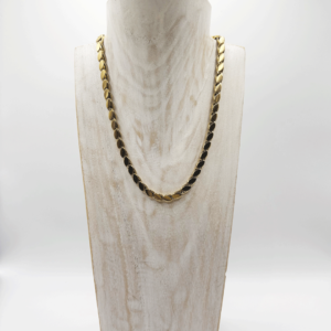 collar orzo dorado